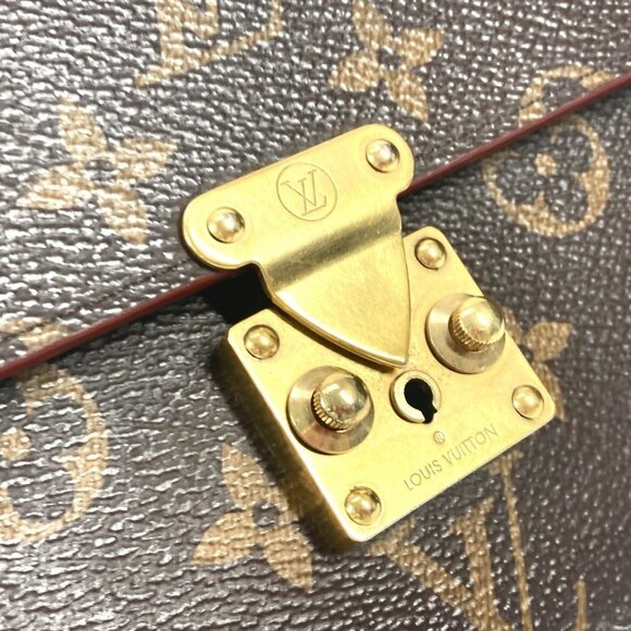 LOUIS VUITTON Brown Monogram Canvas Pouch - Picture 8 of 16